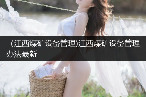 （江西煤矿设备管理)江西煤矿设备管理办法最新