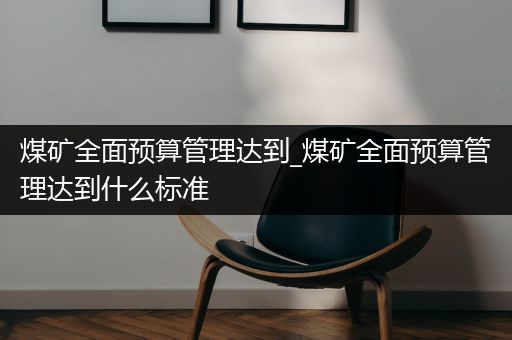 煤矿全面预算管理达到_煤矿全面预算管理达到什么标准