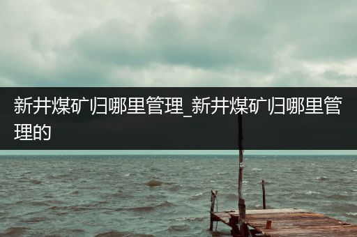 新井煤矿归哪里管理_新井煤矿归哪里管理的